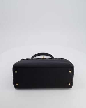 Hermès Kelly 28 Retourne Bag in Noir Togo Leather with Gold Hardware