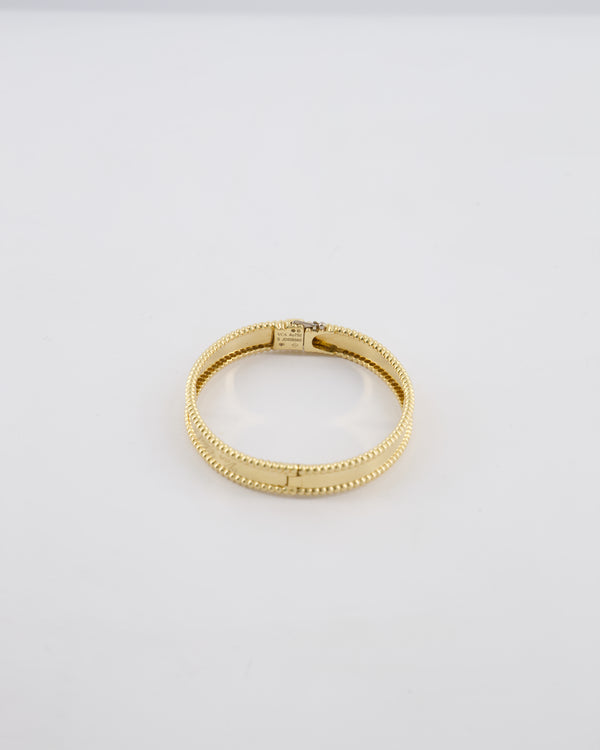 Van Cleef & Arpels Perlée Signature Bracelet in 18K Rose Gold Size S (14cm) RRP £6450