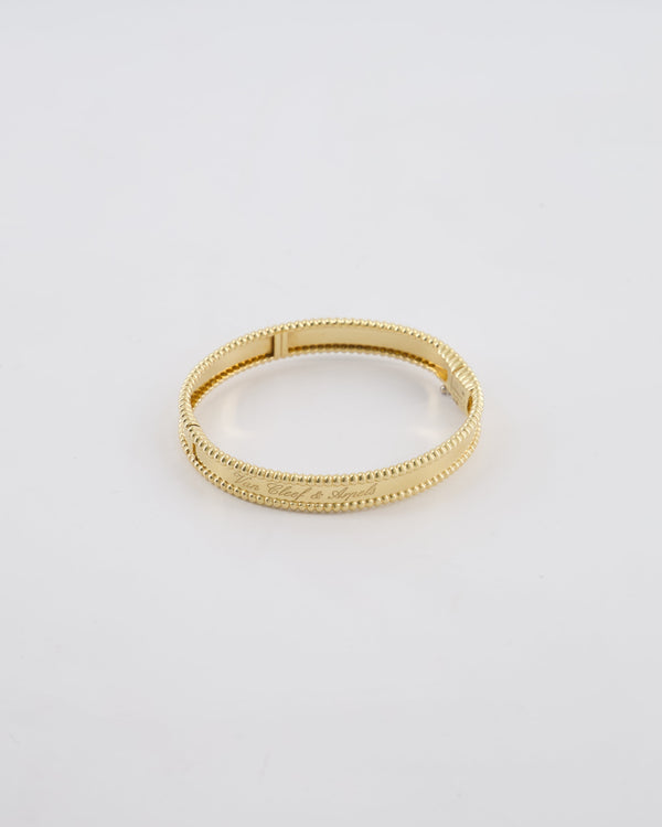 Van Cleef & Arpels Perlée Signature Bracelet in 18K Rose Gold Size S (14cm) RRP £6450