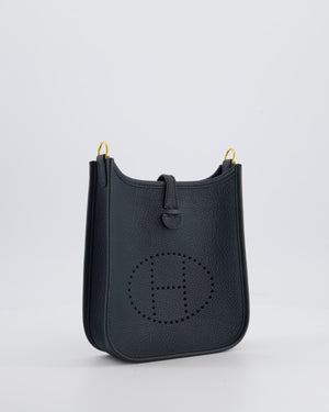 Hermès Mini Evelyne 16 Bag in Vert Cypress Maurice Leather with Gold Hardware