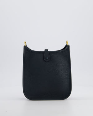 Hermès Mini Evelyne 16 Bag in Vert Cypress Maurice Leather with Gold Hardware