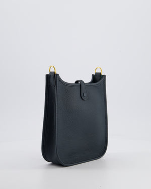 Hermès Mini Evelyne 16 Bag in Vert Cypress Maurice Leather with Gold Hardware