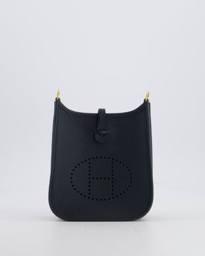 Hermès Mini Evelyne 16 Bag in Vert Cypress Maurice Leather with Gold Hardware