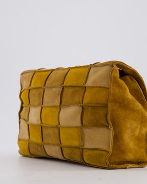 *HOT* Chanel Vintage 2.55 Reissue Suede Patchwork Bag with Brushed Silver Hardware