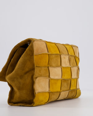 *HOT* Chanel Vintage 2.55 Reissue Suede Patchwork Bag with Brushed Silver Hardware