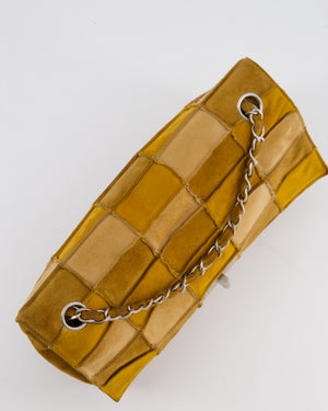 *HOT* Chanel Vintage 2.55 Reissue Suede Patchwork Bag with Brushed Silver Hardware