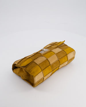 *HOT* Chanel Vintage 2.55 Reissue Suede Patchwork Bag with Brushed Silver Hardware