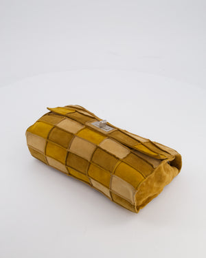 *HOT* Chanel Vintage 2.55 Reissue Suede Patchwork Bag with Brushed Silver Hardware