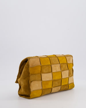*HOT* Chanel Vintage 2.55 Reissue Suede Patchwork Bag with Brushed Silver Hardware