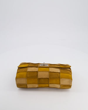 *HOT* Chanel Vintage 2.55 Reissue Suede Patchwork Bag with Brushed Silver Hardware