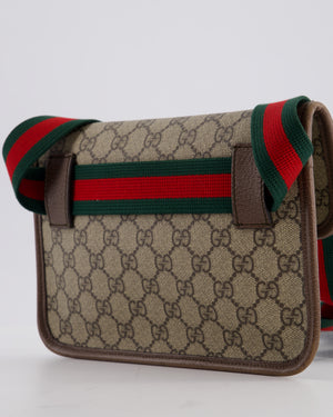Gucci Brown Monogram Canvas Neo Vintage GG Supreme Belt Bag with Gold Hardware