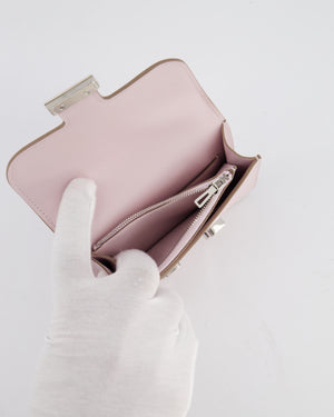 *FIRE PRICE* Hermès Constance Slim Belt Wallet Bag in Mauve Pale Evercolor Leather with Palladium Hardware