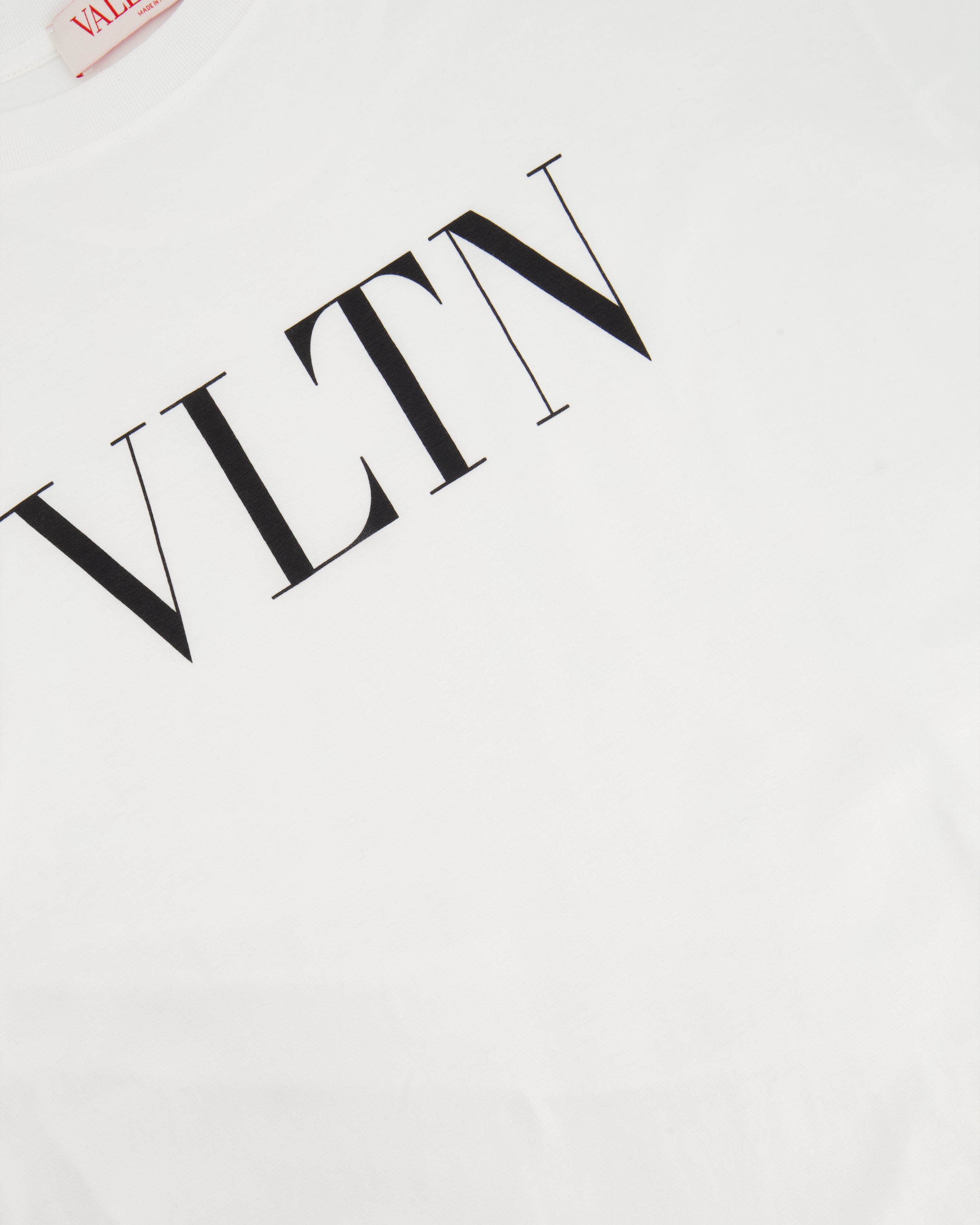 VALENTINO / VLTNロゴ/ポロシャツ/S/コットン/WHT/ホワイト/TV3MH02S47G// Valentino White VLTN Logo Print Cotton T-Shirt Size S (UK 8) – Sellier