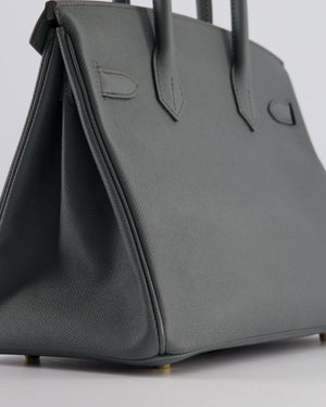 Hermès Birkin 30 Retourne Bag in Vert Amande Epsom Leather with Gold Hardware