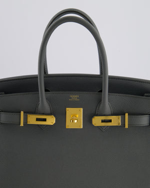 Hermès Birkin 30 Retourne Bag in Vert Amande Epsom Leather with Gold Hardware