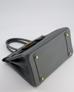 Hermès Birkin 30 Retourne Bag in Vert Amande Epsom Leather with Gold Hardware