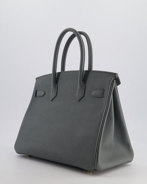 Hermès Birkin 30 Retourne Bag in Vert Amande Epsom Leather with Gold Hardware