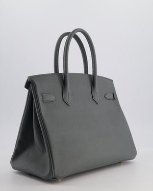 Hermès Birkin 30 Retourne Bag in Vert Amande Epsom Leather with Gold Hardware