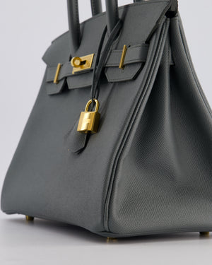 Hermès Birkin 30 Retourne Bag in Vert Amande Epsom Leather with Gold Hardware