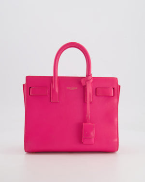 Saint Laurent Hot Pink Mini Sac De Jour Bag with Gold Hardware RRP £2,040