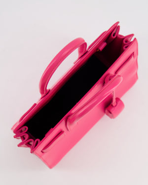 Saint Laurent Hot Pink Mini Sac De Jour Bag with Gold Hardware RRP £2,040