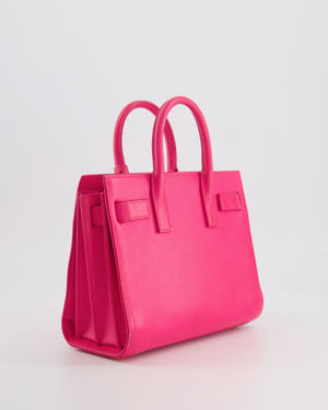 Saint Laurent Hot Pink Mini Sac De Jour Bag with Gold Hardware RRP £2,040