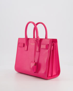 Saint Laurent Hot Pink Mini Sac De Jour Bag with Gold Hardware RRP £2,040