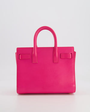 Saint Laurent Hot Pink Mini Sac De Jour Bag with Gold Hardware RRP £2,040