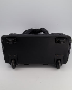 Chanel Black Quilted Nylon Coco Cocoon Trolley Case on Wheels