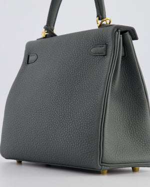 Hermès Kelly 25 Retourne Bag in Vert Amande Togo Leather with Gold Hardware