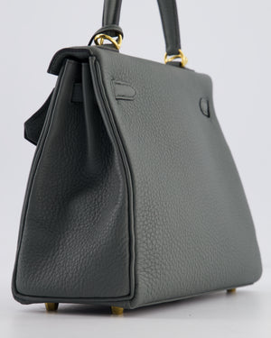 Hermès Kelly 25 Retourne Bag in Vert Amande Togo Leather with Gold Hardware