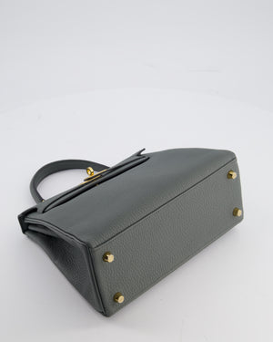 Hermès Kelly 25 Retourne Bag in Vert Amande Togo Leather with Gold Hardware