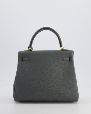 Hermès Kelly 25 Retourne Bag in Vert Amande Togo Leather with Gold Hardware