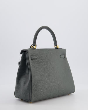 Hermès Kelly 25 Retourne Bag in Vert Amande Togo Leather with Gold Hardware