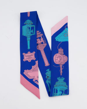 Hermès Les Merveilleuses Lanternes Twilly in Bleu, Rose & Ciel