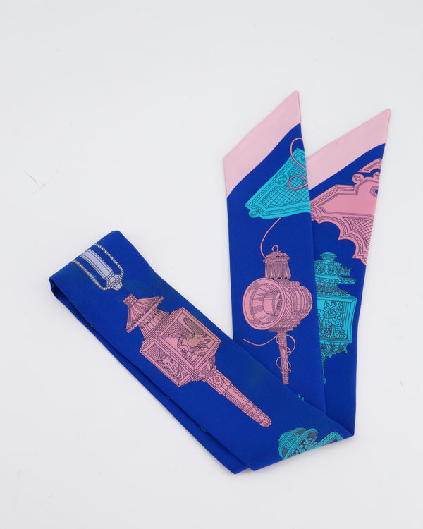 Hermès Les Merveilleuses Lanternes Twilly in Bleu, Rose & Ciel