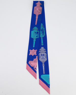 Hermès Les Merveilleuses Lanternes Twilly in Bleu, Rose & Ciel