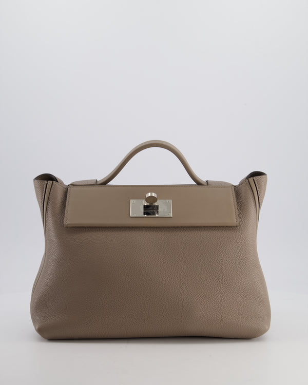 *FIRE PRICE* Hermès 24/24 29 Bag in Gris Tourterelle Togo Leather with Palladium Hardware RRP £7,880