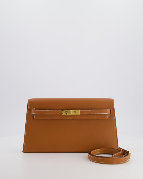 *HOT* Hermès Kelly Elan Bag in Gold Madame Leather with Gold Hardware