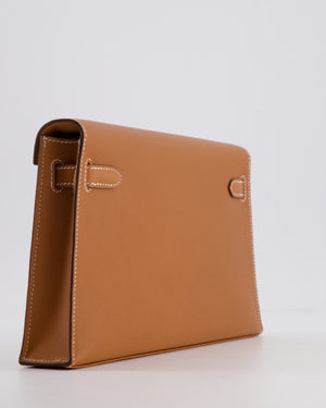 *HOT* Hermès Kelly Elan Bag in Gold Madame Leather with Gold Hardware