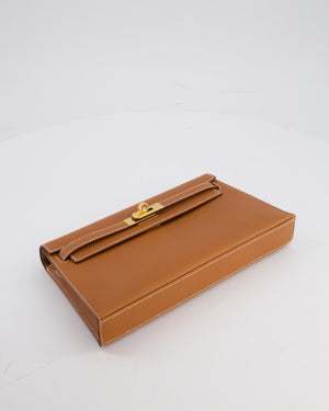 *HOT* Hermès Kelly Elan Bag in Gold Madame Leather with Gold Hardware
