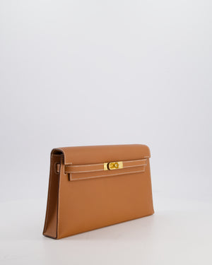 *HOT* Hermès Kelly Elan Bag in Gold Madame Leather with Gold Hardware