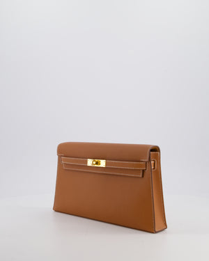*HOT* Hermès Kelly Elan Bag in Gold Madame Leather with Gold Hardware
