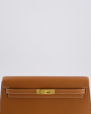 *HOT* Hermès Kelly Elan Bag in Gold Madame Leather with Gold Hardware