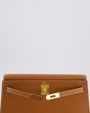 *HOT* Hermès Kelly Elan Bag in Gold Madame Leather with Gold Hardware