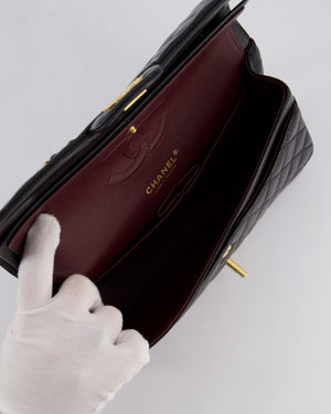 *FIRE PRICE* Chanel Black Medium Classic Double Flap Bag in Lambskin Leather with Gold Hardware
