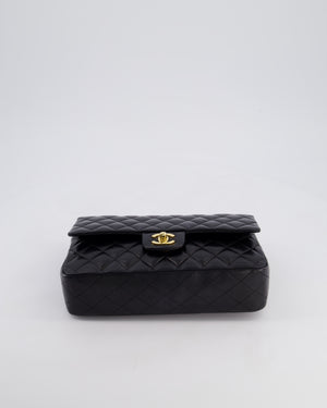*FIRE PRICE* Chanel Black Medium Classic Double Flap Bag in Lambskin Leather with Gold Hardware