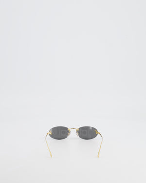 Fendi Black First Sunglasses with Crystal Logo Detail and Gold Hardware RRP £425