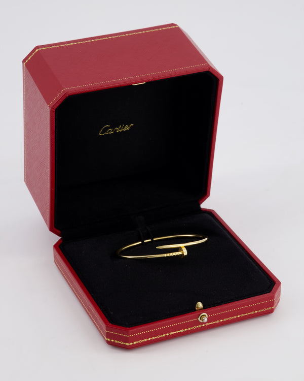 Cartier Juste Un Clou Yellow Gold 750/1000 Thin Bracelet 17cm