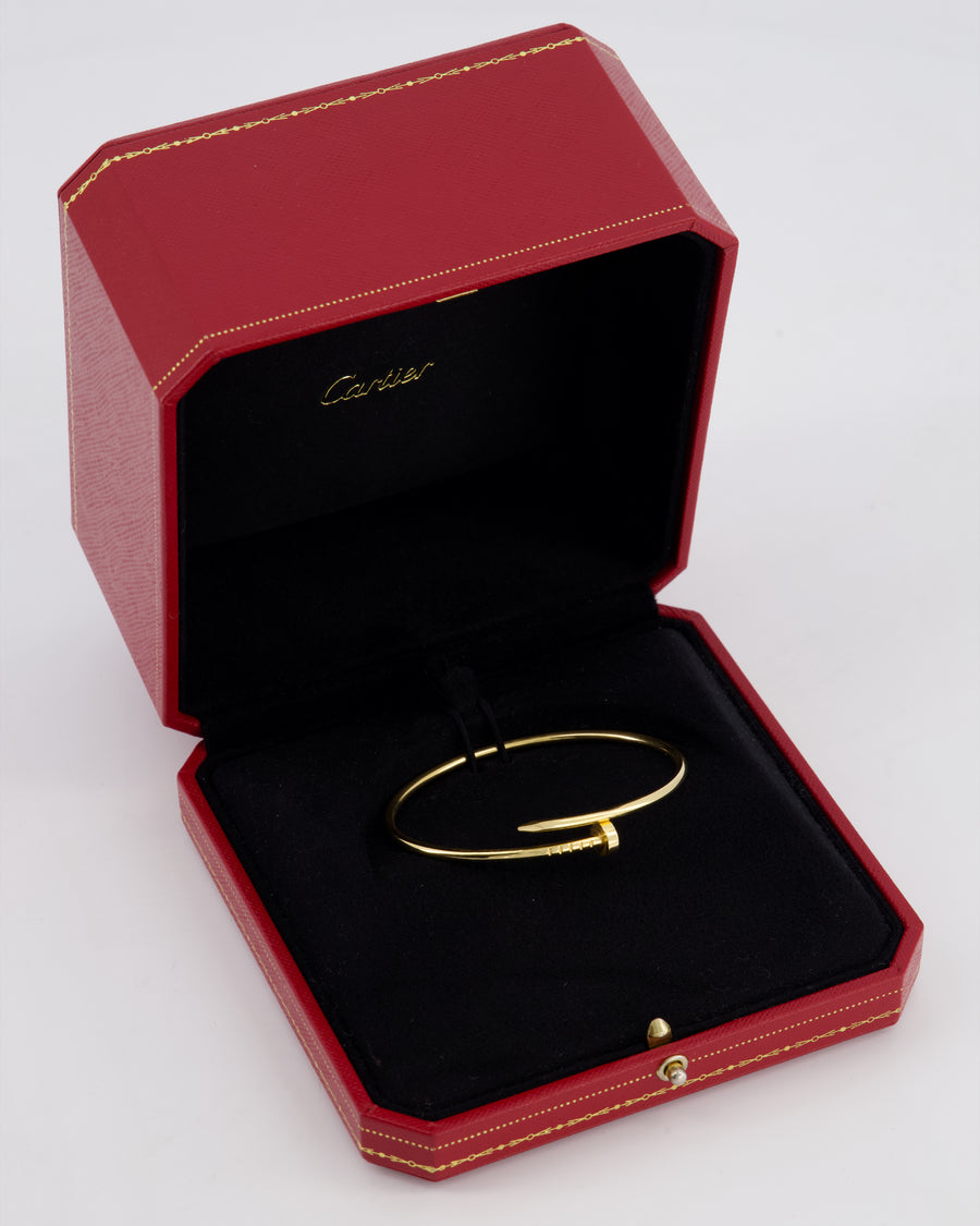 Cartier Juste Un Clou Yellow Gold 750/1000 Thin Bracelet 17cm